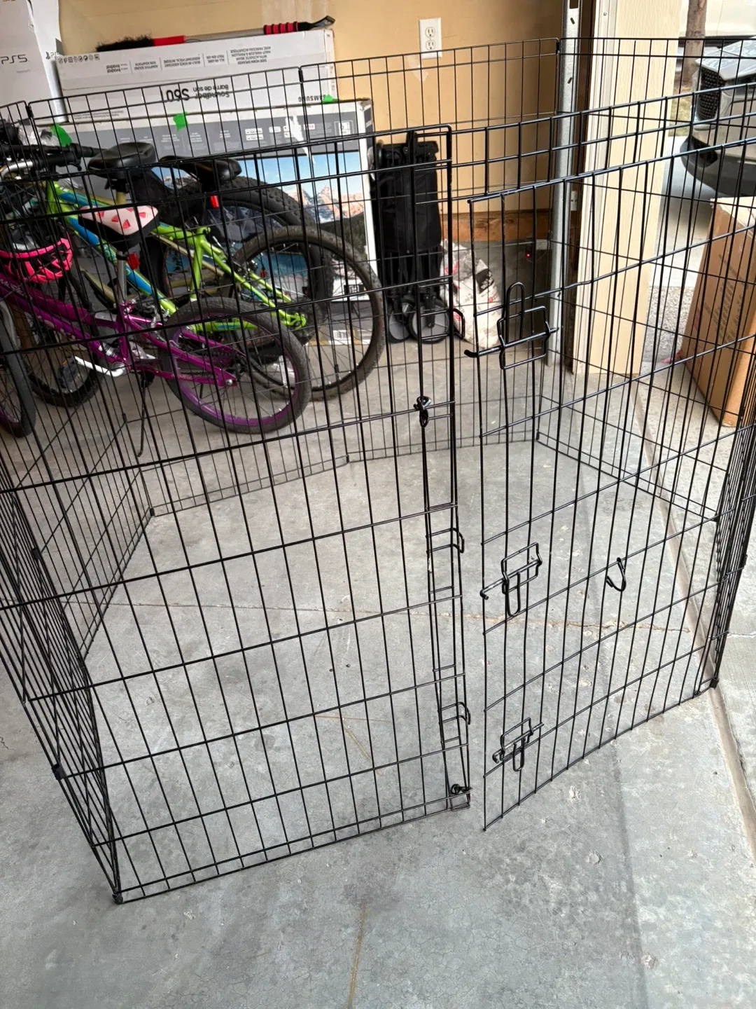 Snugg Pet Exercise Pen - Black image indicator(2)