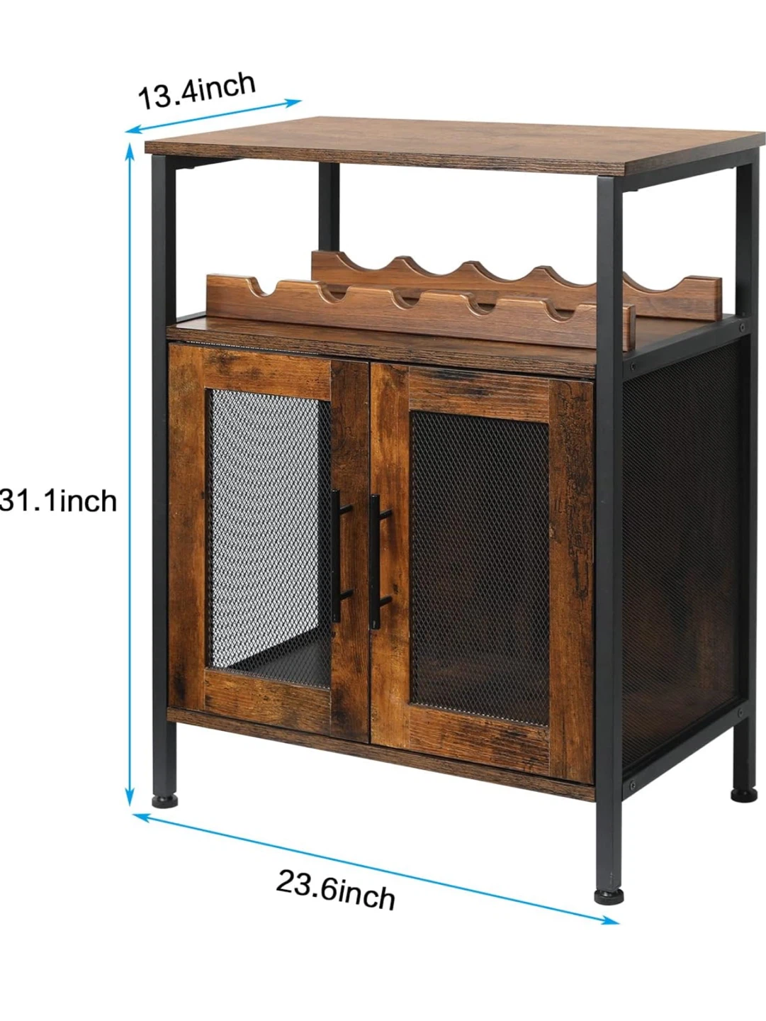 Bar cart cabinet - photo 2