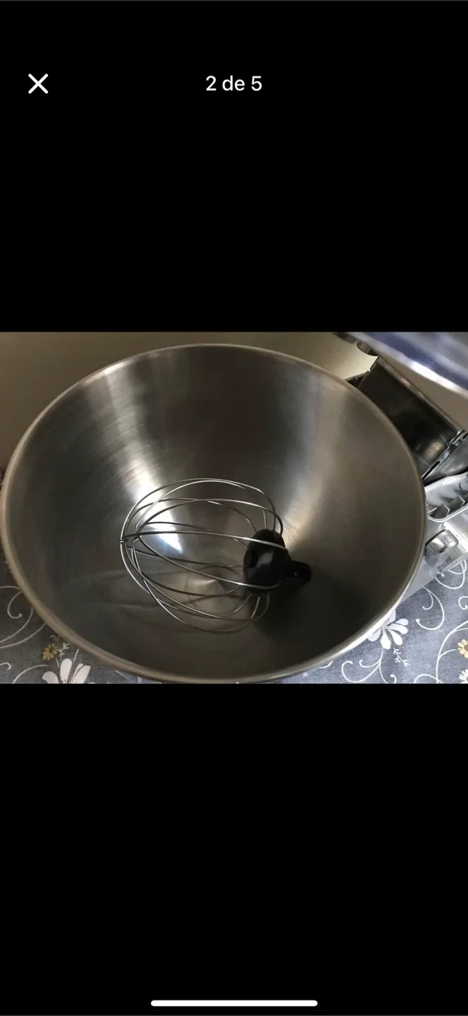 Silver Stand Mixer with Attachments image indicator(2)