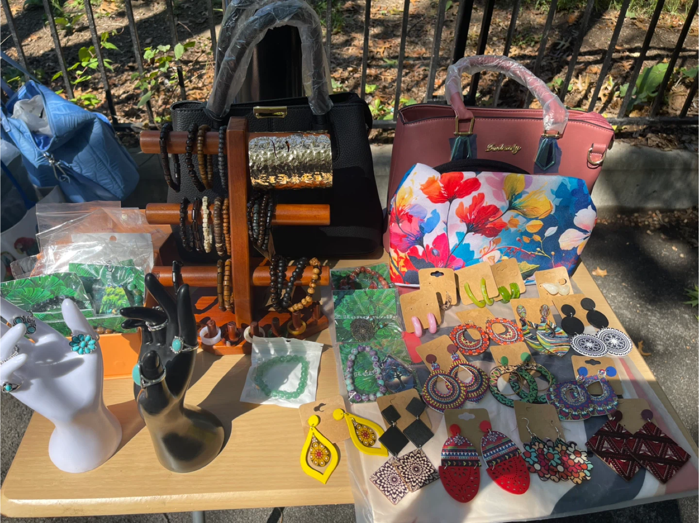 Handmade Earrings & Accessories. 🧡