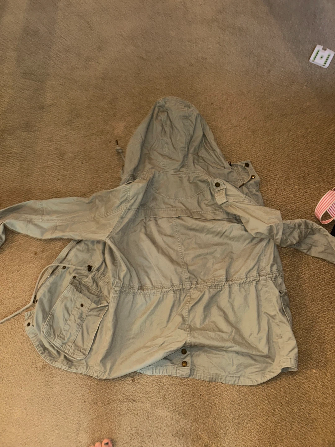 Olive Green Anorak Jacket