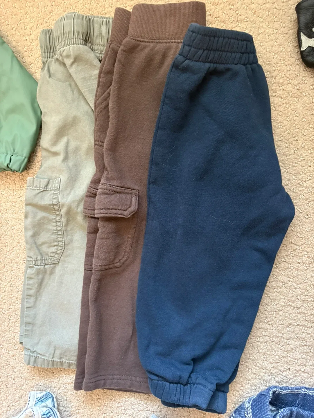 Kids' Clothing Bundle: Shorts, Pants, Jackets, Shoes, Hat image indicator(4)