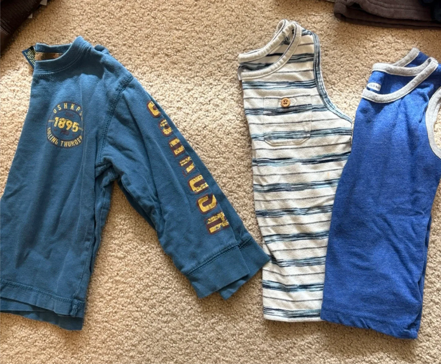 Kids' Clothing Bundle: Shorts, Pants, Jackets, Shoes, Hat image indicator(6)