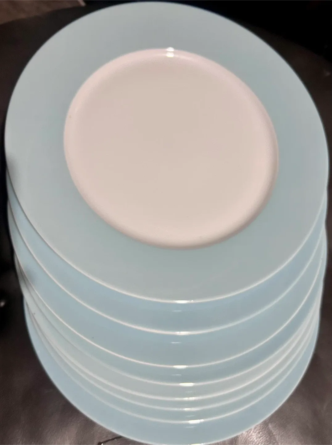IKEA Light Blue Dinner Plates (Set of 8) image indicator(7)
