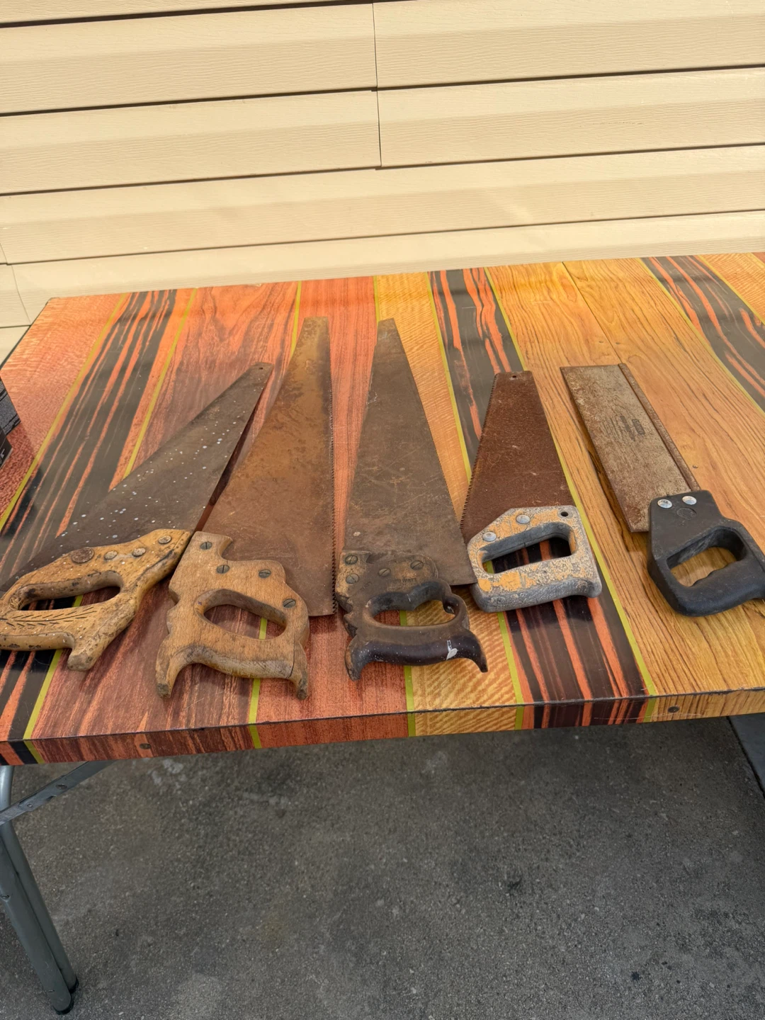 Vintage Hand Saws - Set of 5