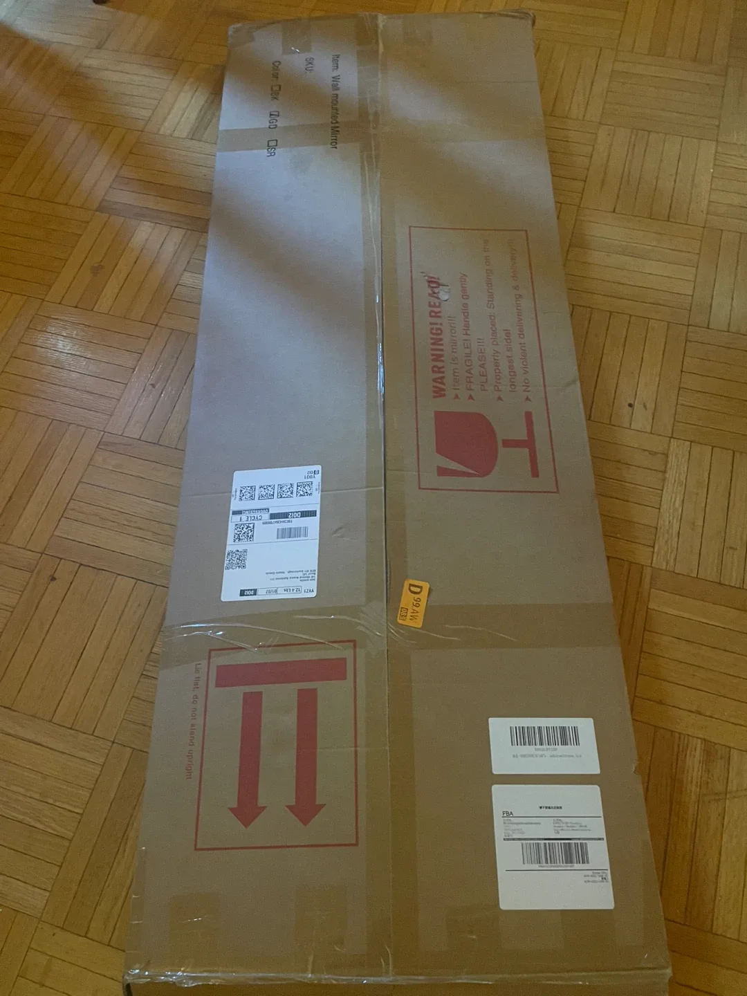 Wall Mounted Mirror - 47 x 15.6 inches image indicator(5)