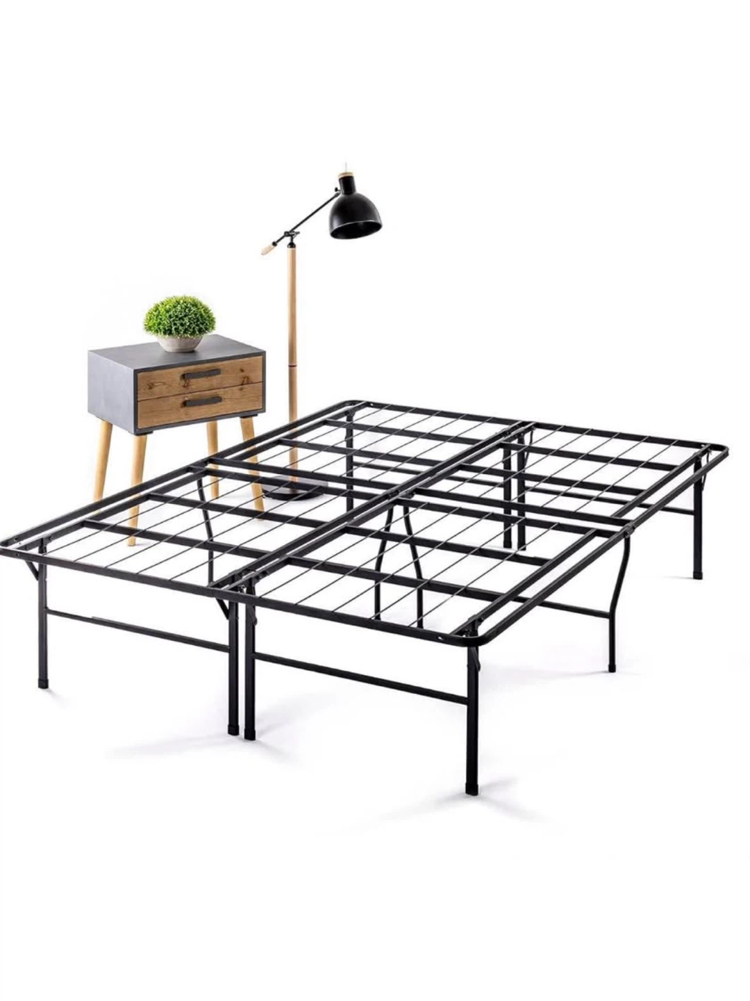 Foldable Queen Metal Bed Frame