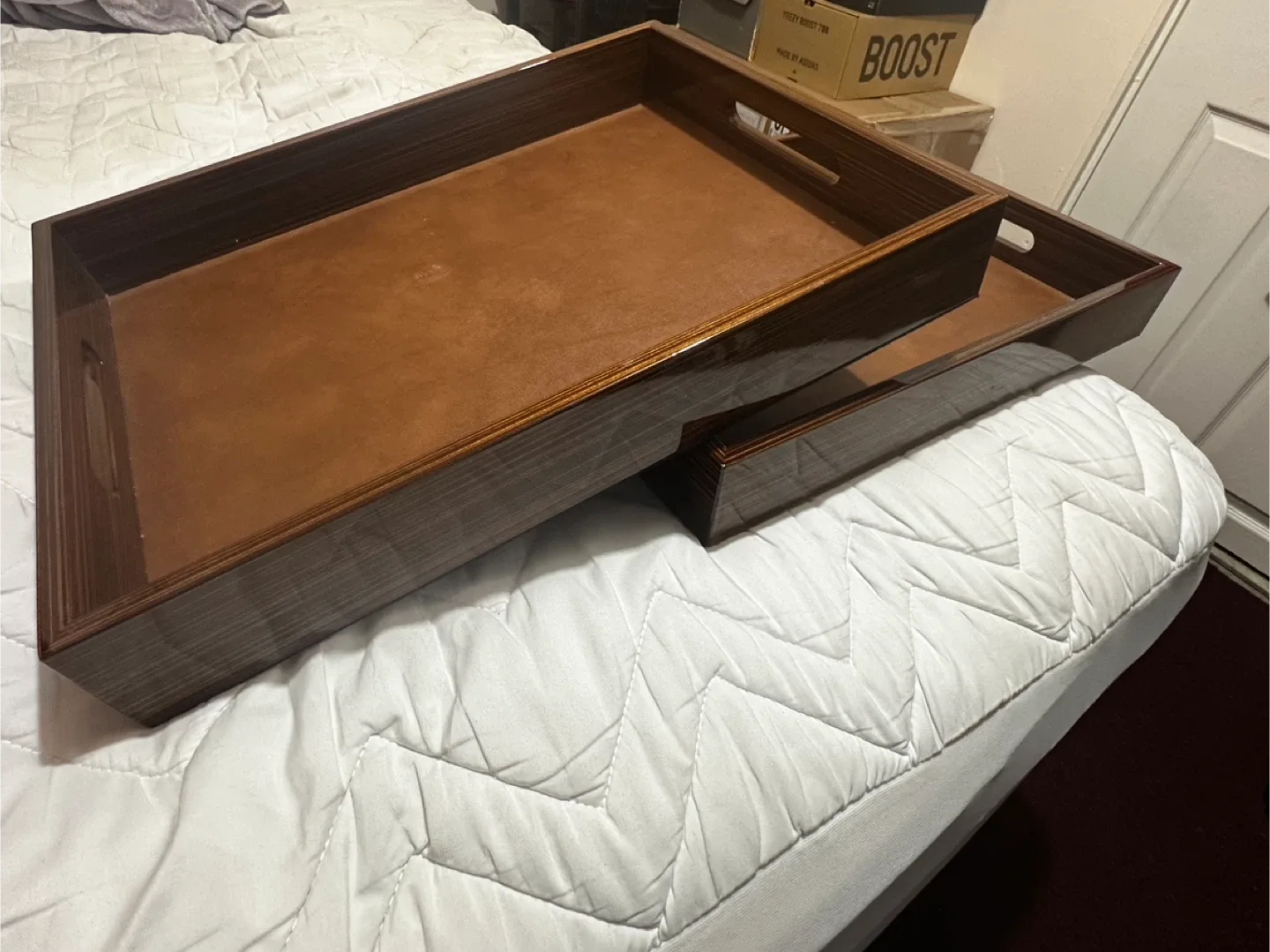 Wooden Serving Trays - Set of 2 thumbnail