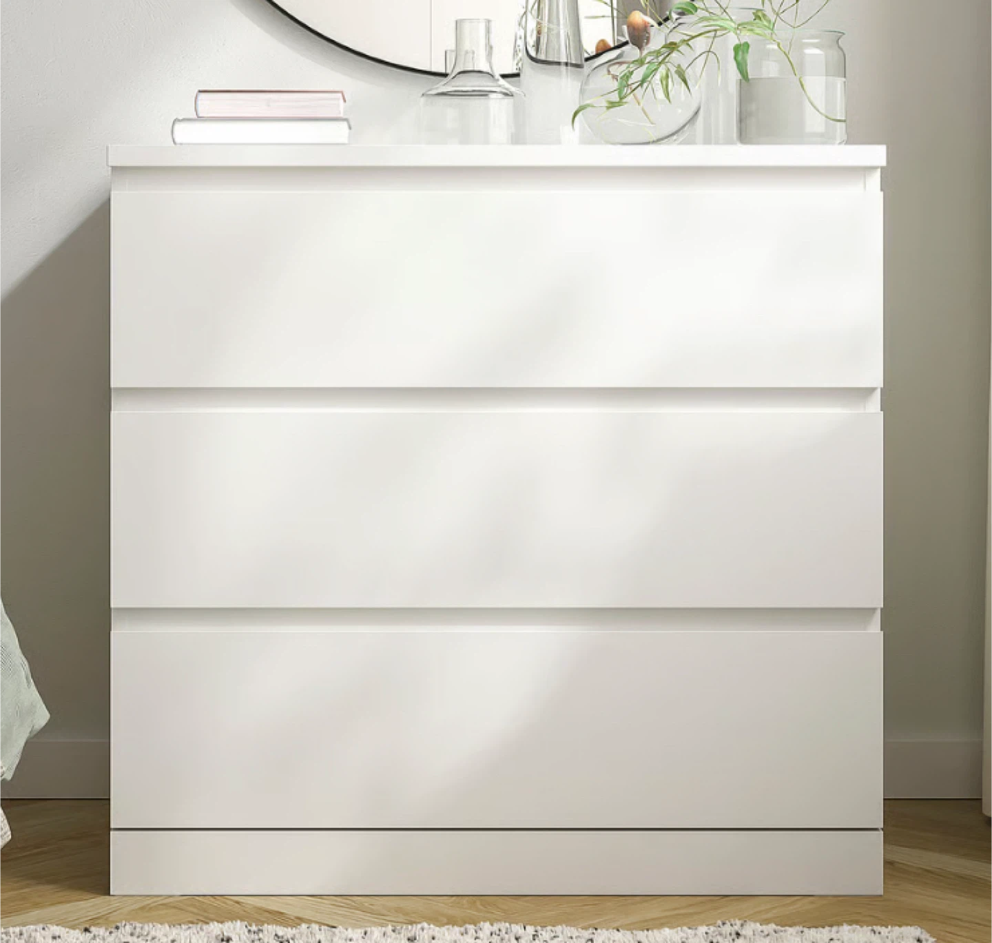 IKEA Malm 3-drawer dresser - White