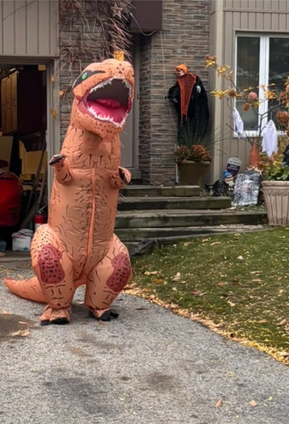 Spirit Donny The Dino Inflatable Costume - Child Size image indicator(2)