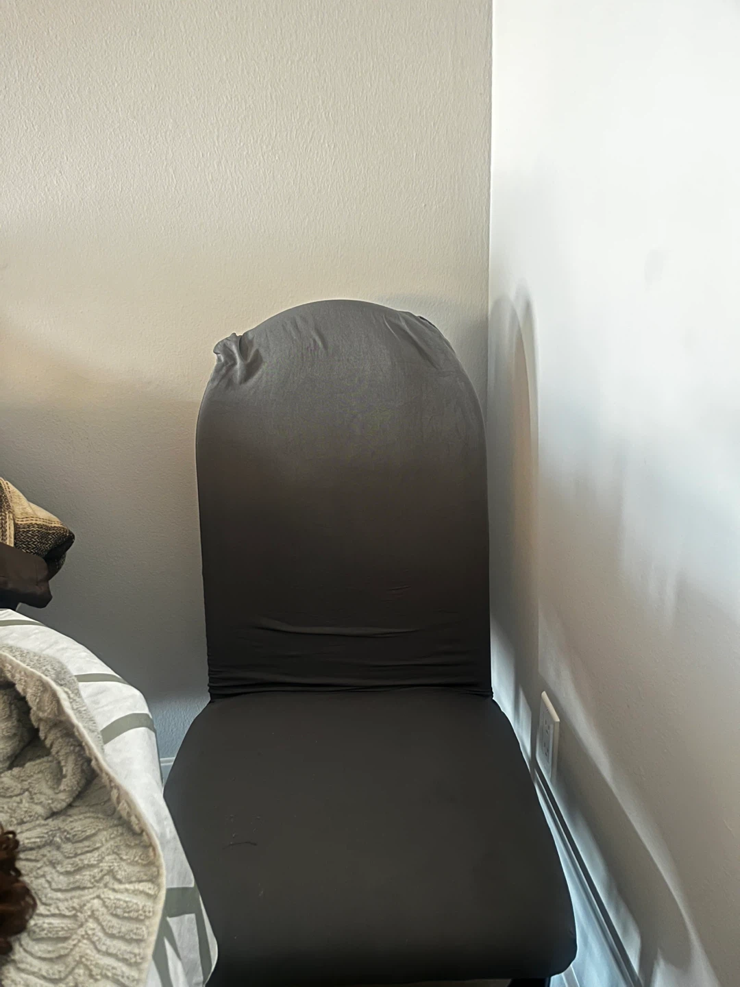 Dining Chair with Cover - Grey - photo 2