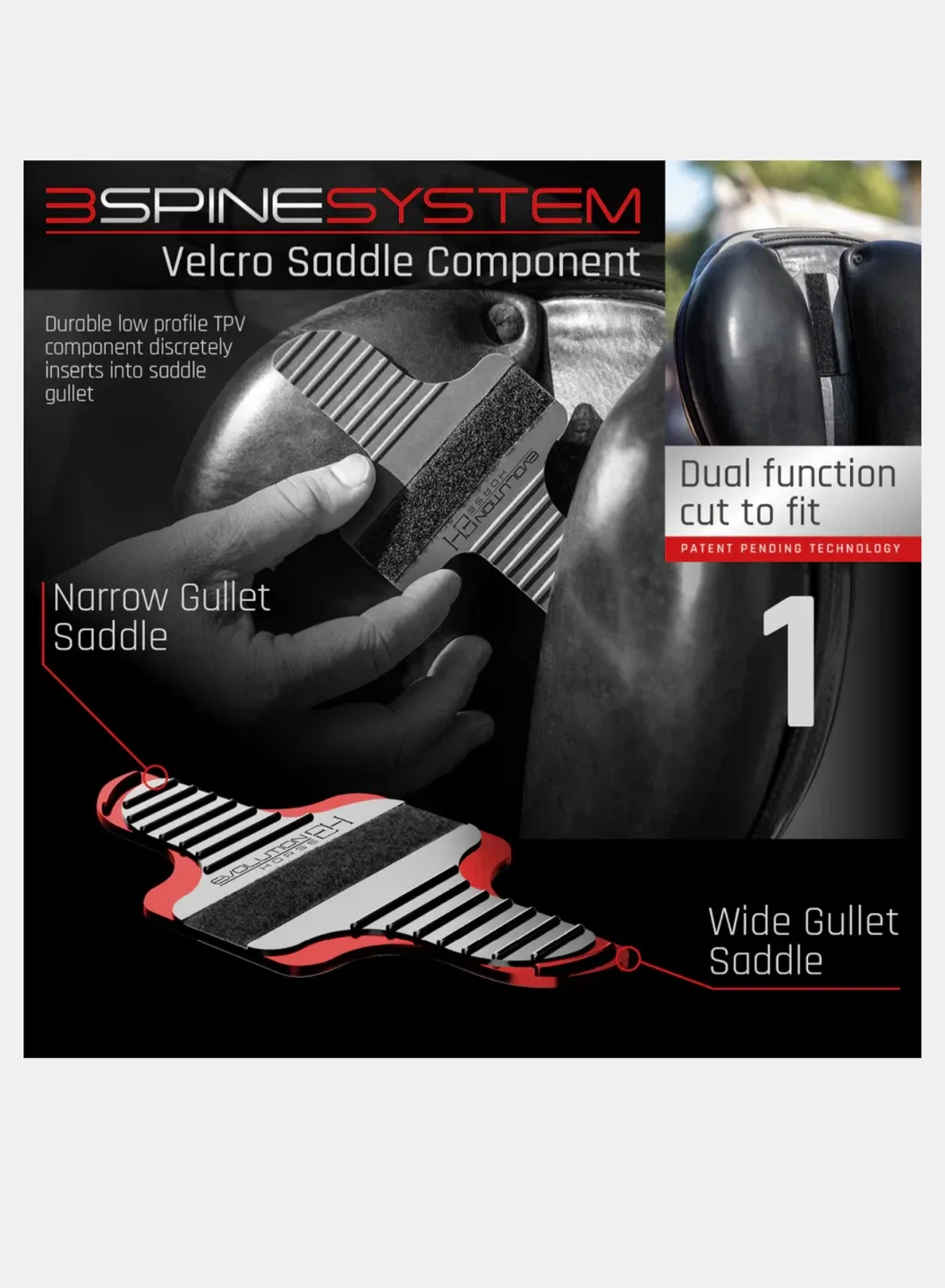 Evolution Horse Designo Streamline Saddle Pad image indicator(2)