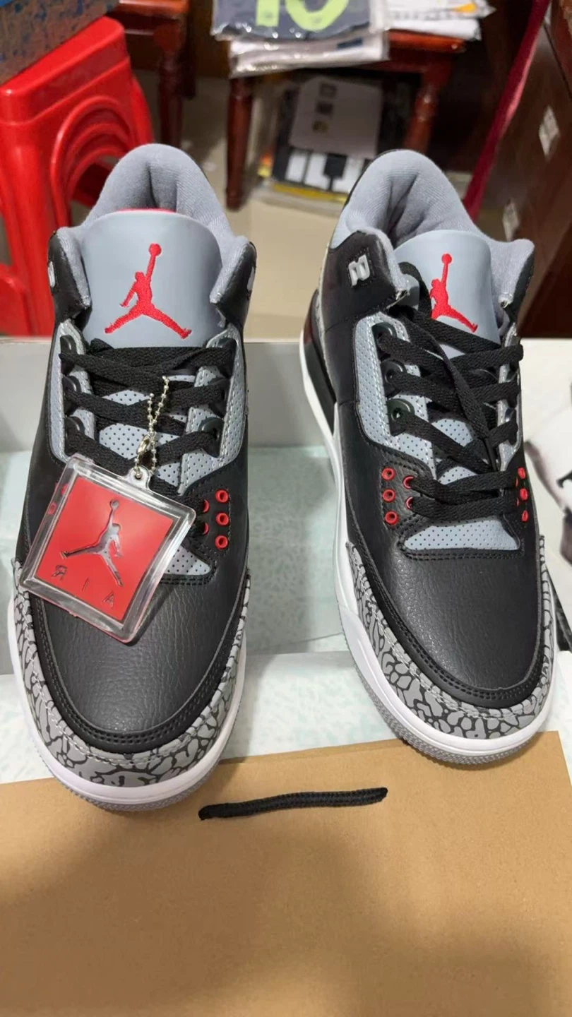 Nike Air Jordan 3 Retro Black Cement US 11 - photo 5