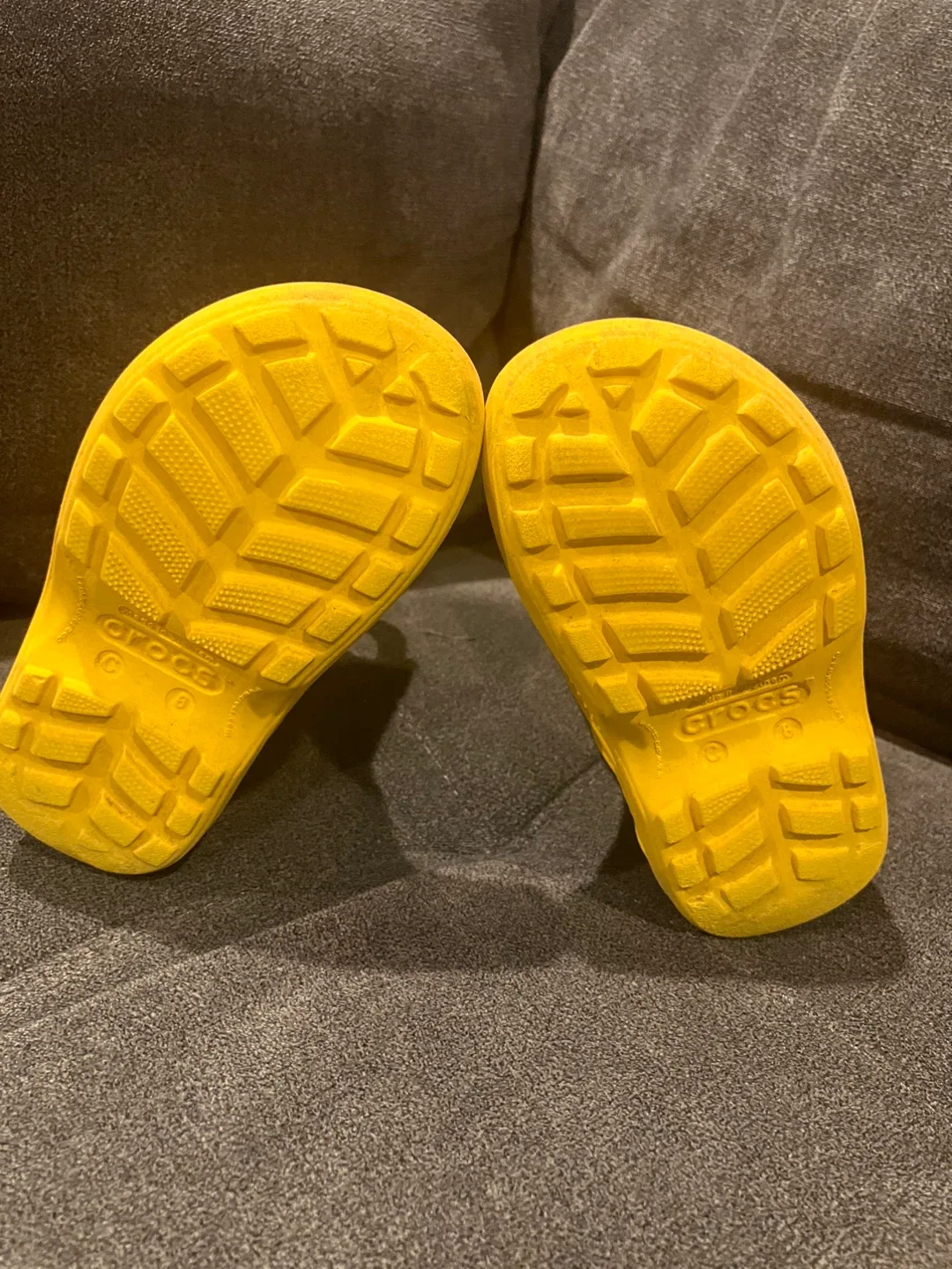 Crocs Yellow Kids Rain Boots image indicator(7)