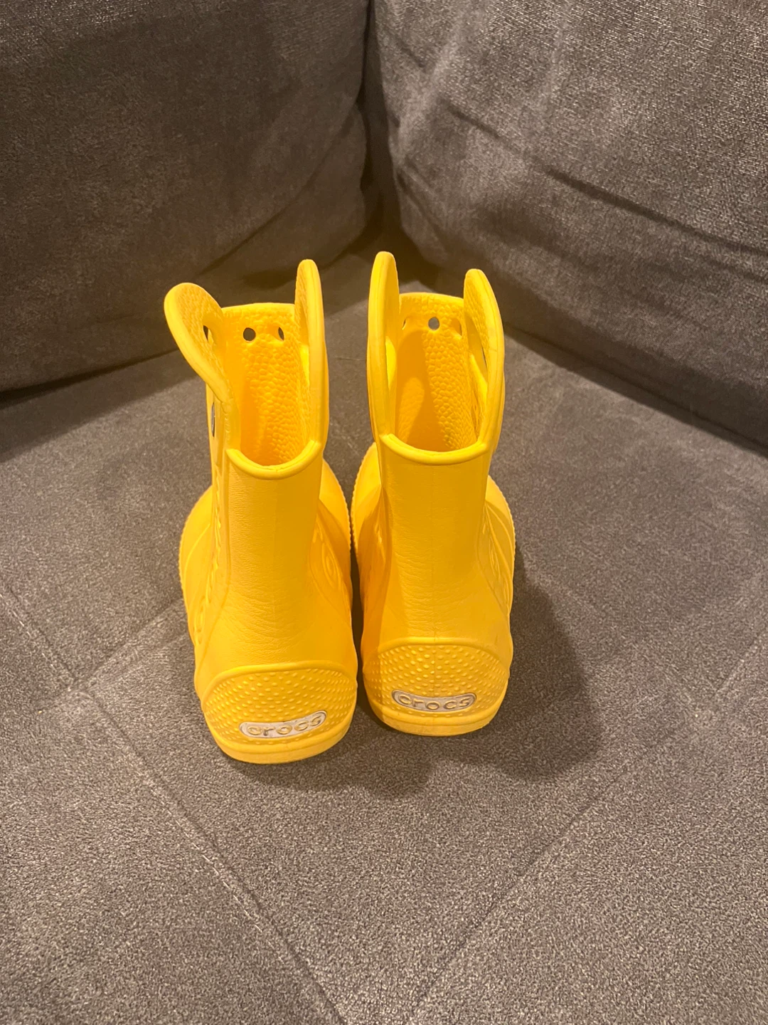 Crocs Yellow Kids Rain Boots - photo 3