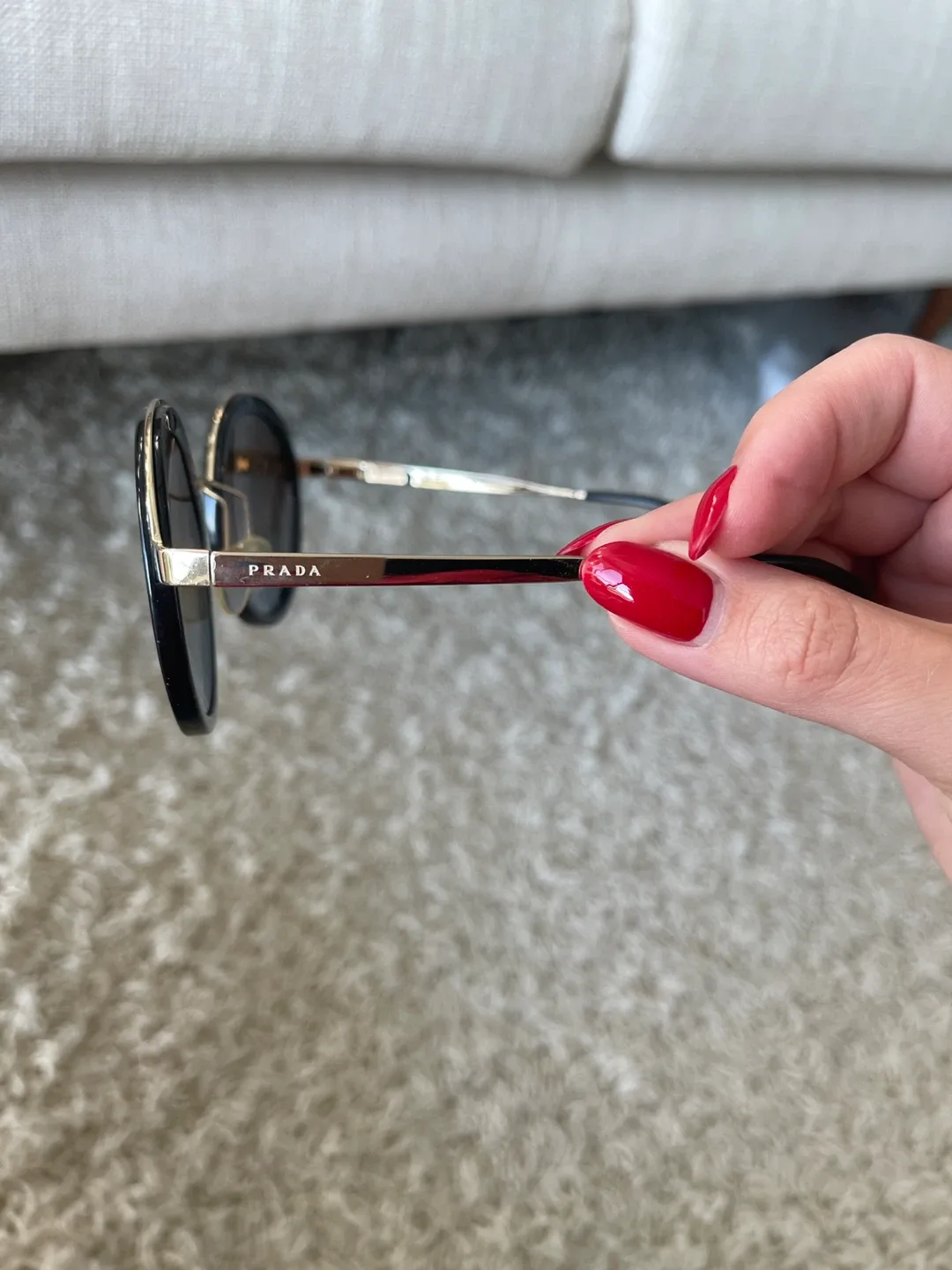 Authentic Prada Cinema Round Sunglasses image indicator(3)