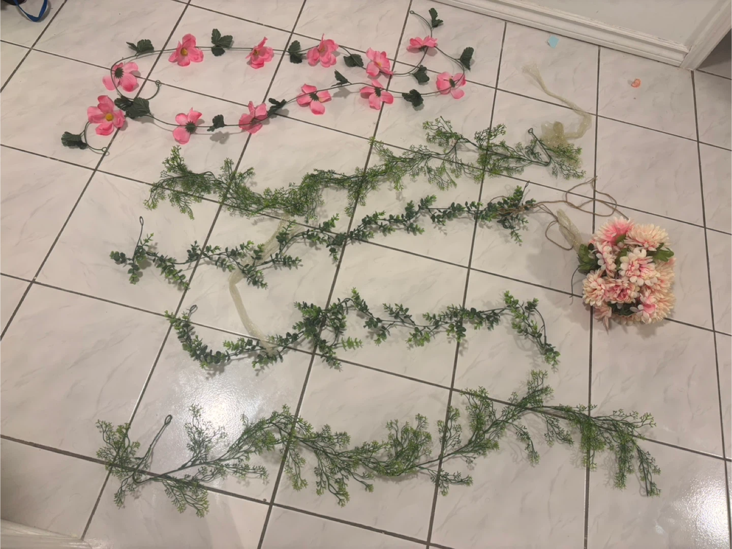 Artificial Flower Garlands (Set of 4) - photo 2