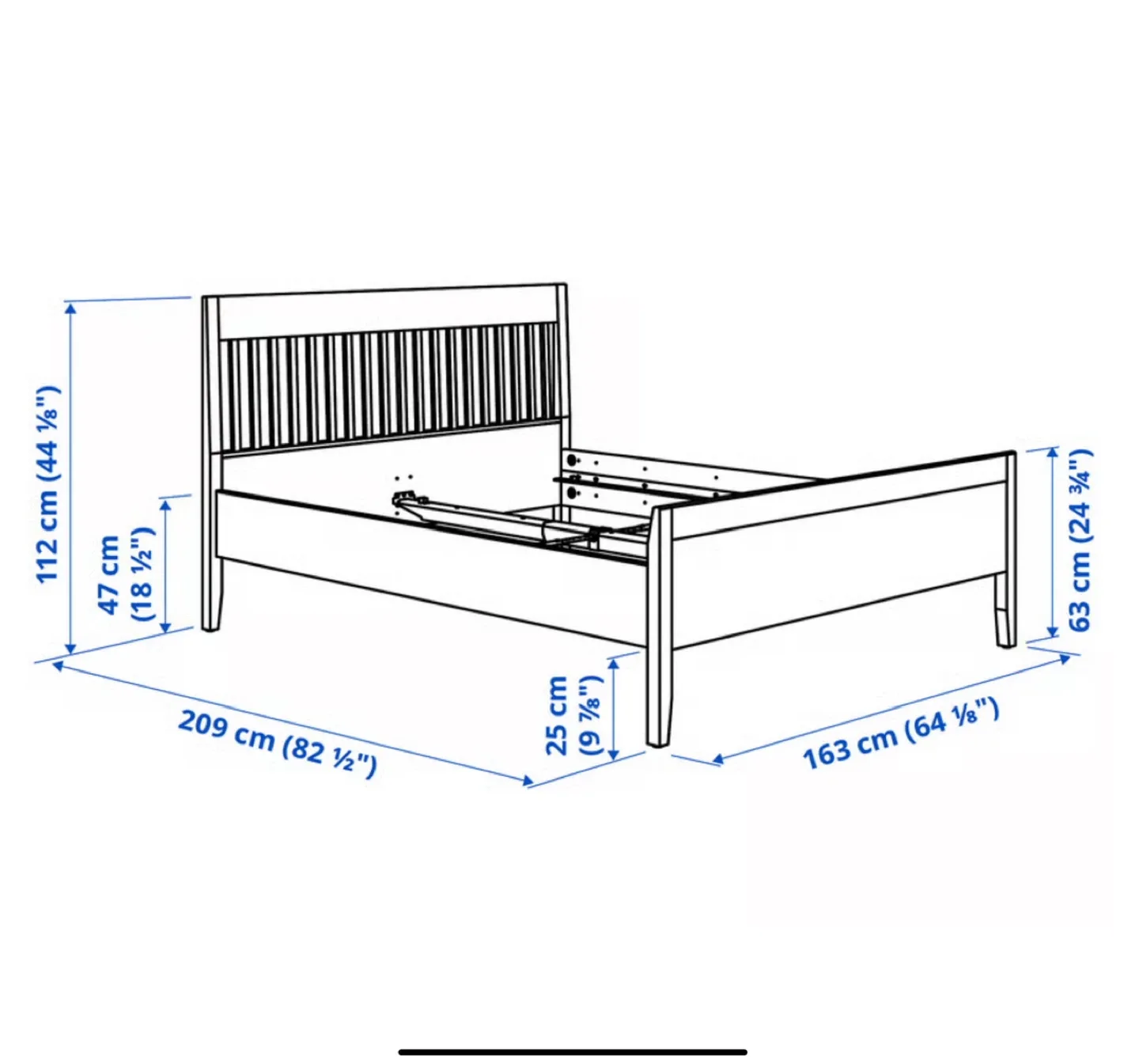 IKEA Hemnes Full Size Bed Frame image indicator(4)