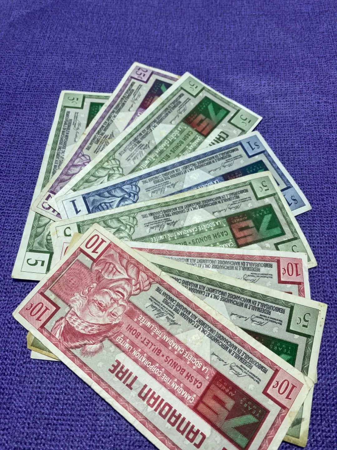 Canadian Tire Cash Bonus Bills image indicator(3)