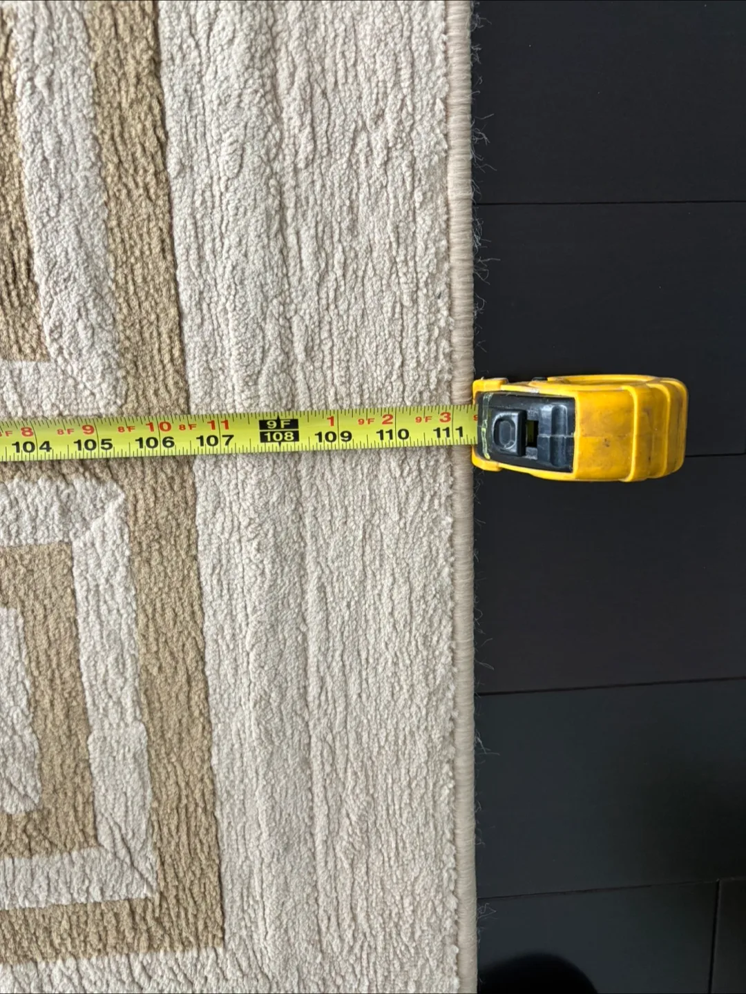 Area Rug with Greek Key Border -9.3x6.6 image indicator(6)