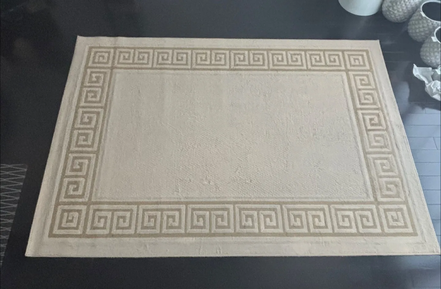 Area Rug with Greek Key Border -9.3x6.6 image indicator(3)