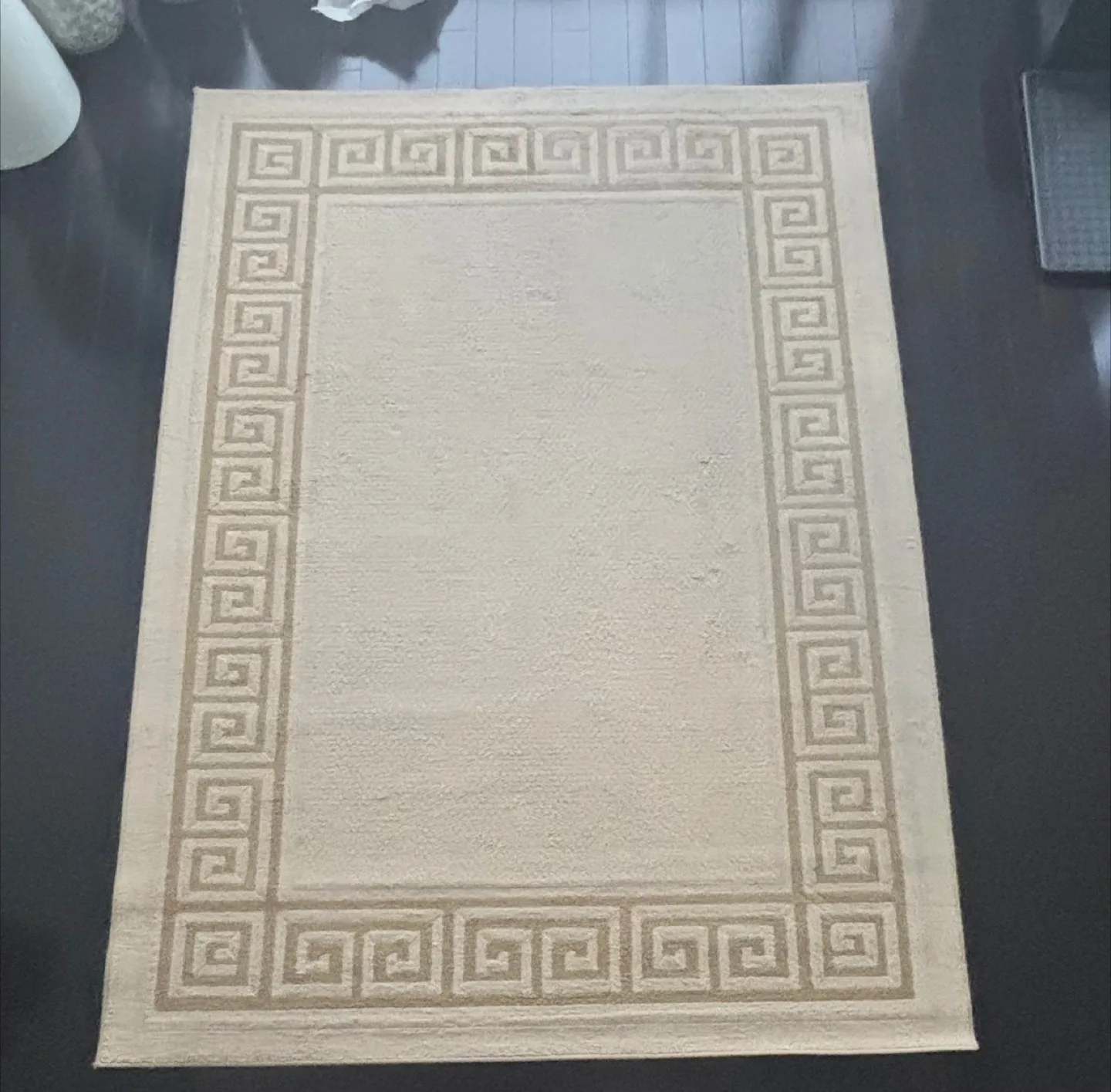 Area Rug with Greek Key Border -9.3x6.6 image indicator(2)