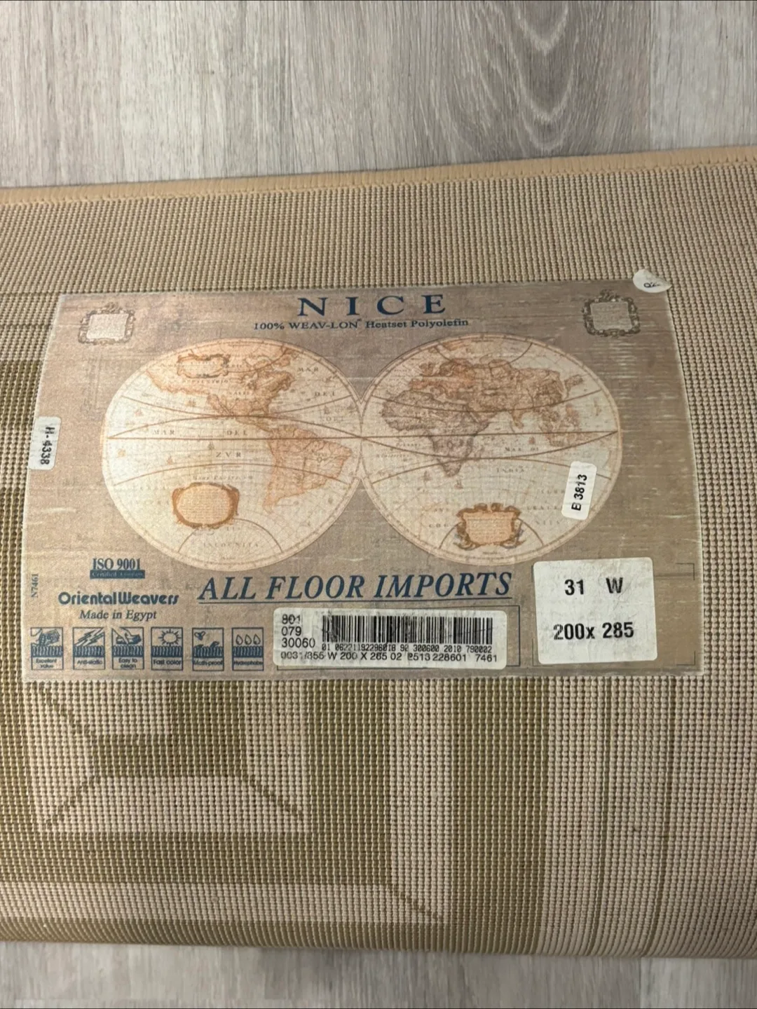 Area Rug with Greek Key Border -9.3x6.6 image indicator(10)