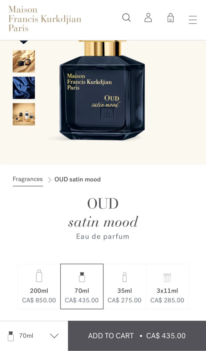 Maison Francis Oud Silk Mood 70ml. - photo 4