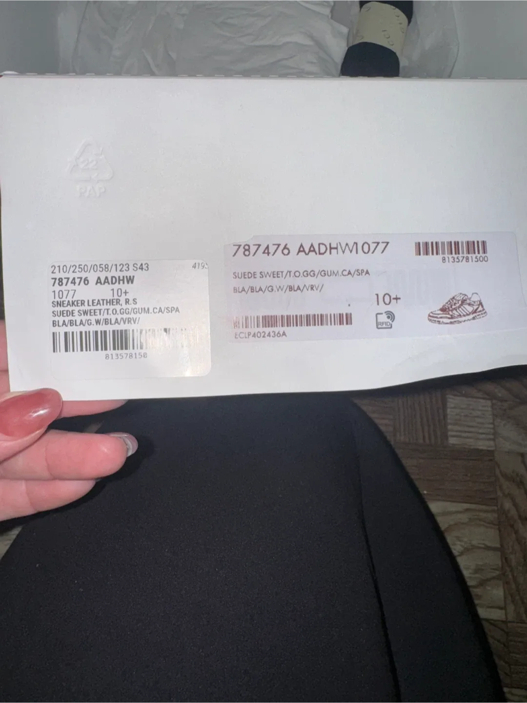 Gucci Re-Web Sneaker Black Size 10 image indicator(2)