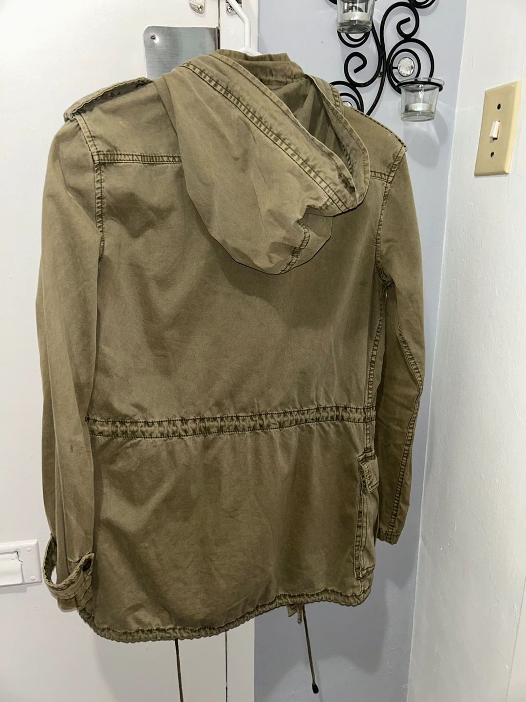 Talula Olive Green Hooded Jacket XS - photo 2