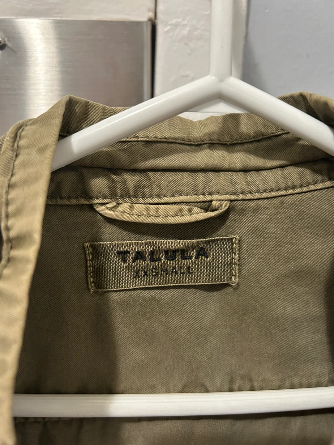 Talula Olive Green Hooded Jacket XS - photo 3