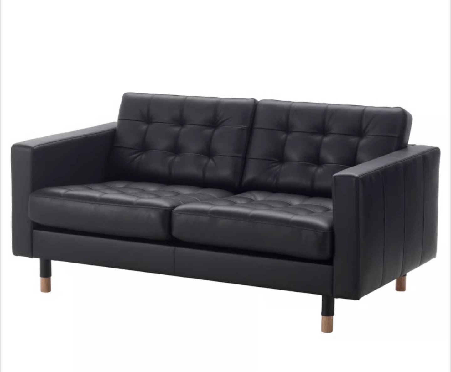 IKEA Landskrona  2-Seat Sofa - Black - photo 2