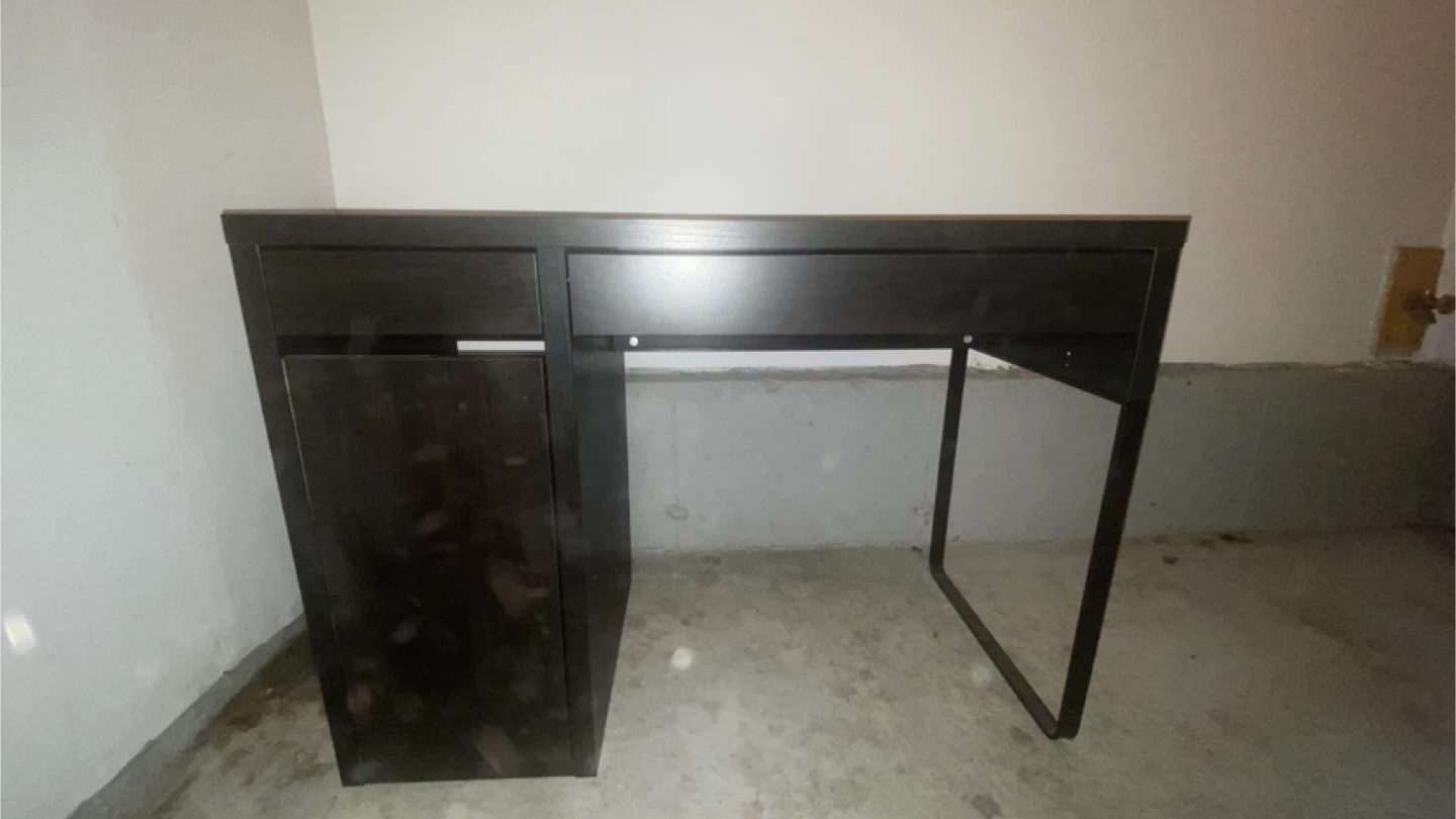 Dark Brown Desk IKEA - photo 2