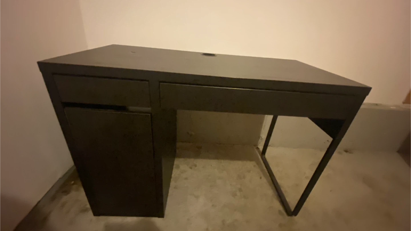 Dark Brown Desk IKEA - photo 4