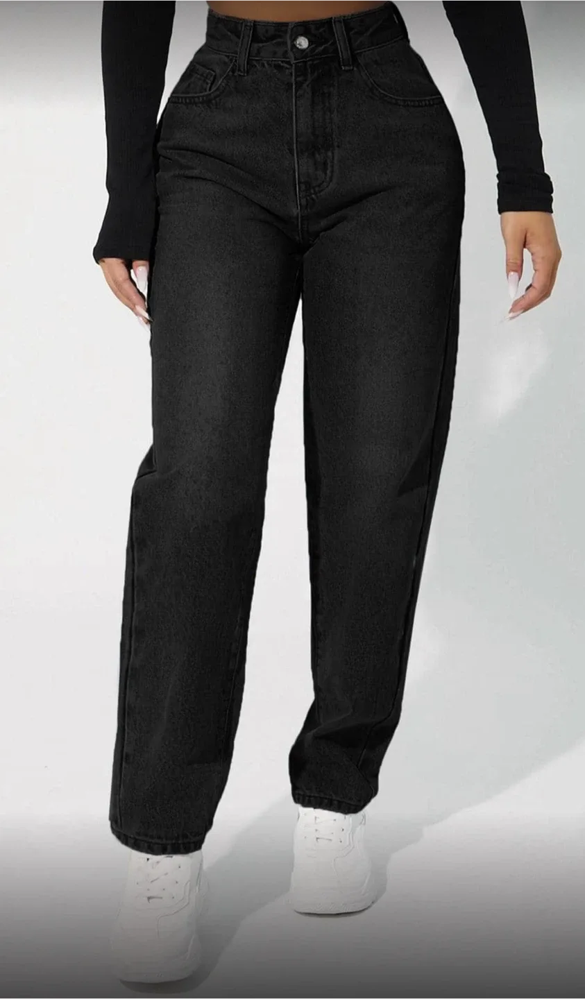 Black Denim Jeans image indicator(3)