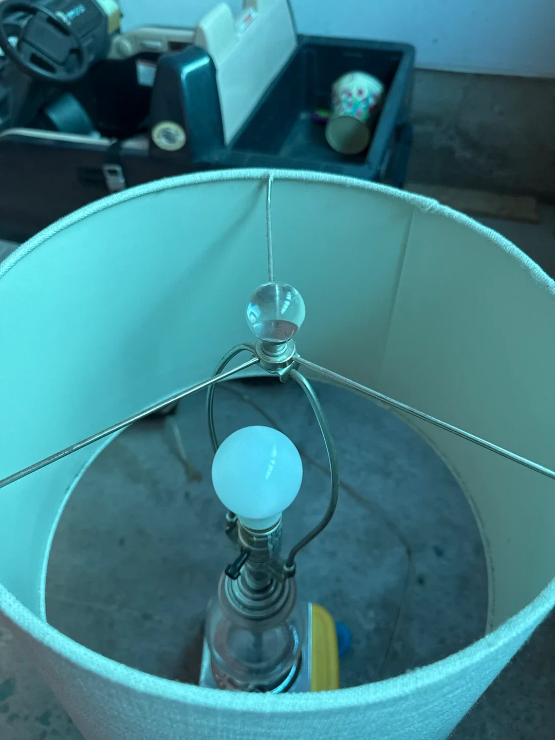 Table Lamp with Beige Shade image indicator(2)