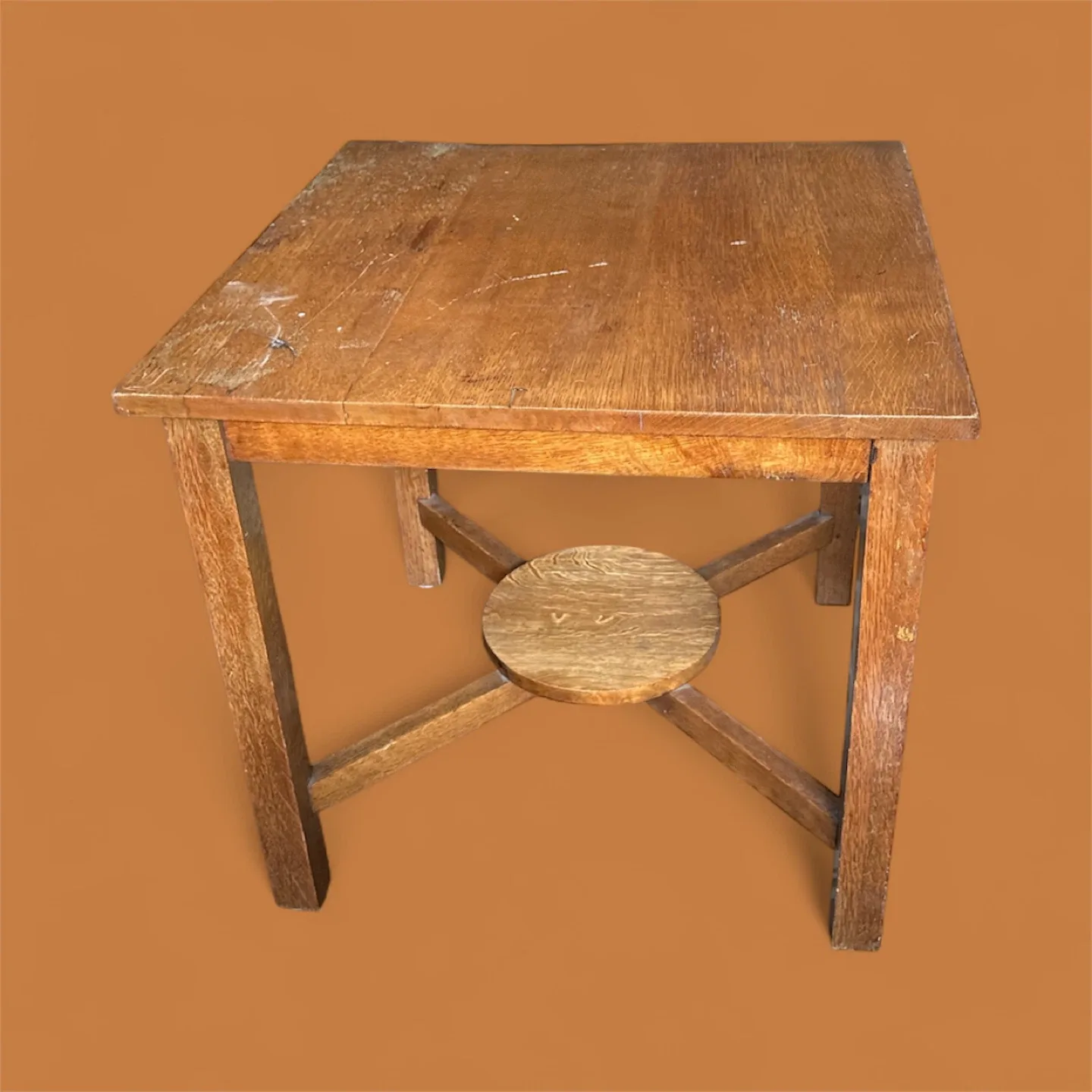 Used Wooden Table in solid oak 🧡" thumbnail