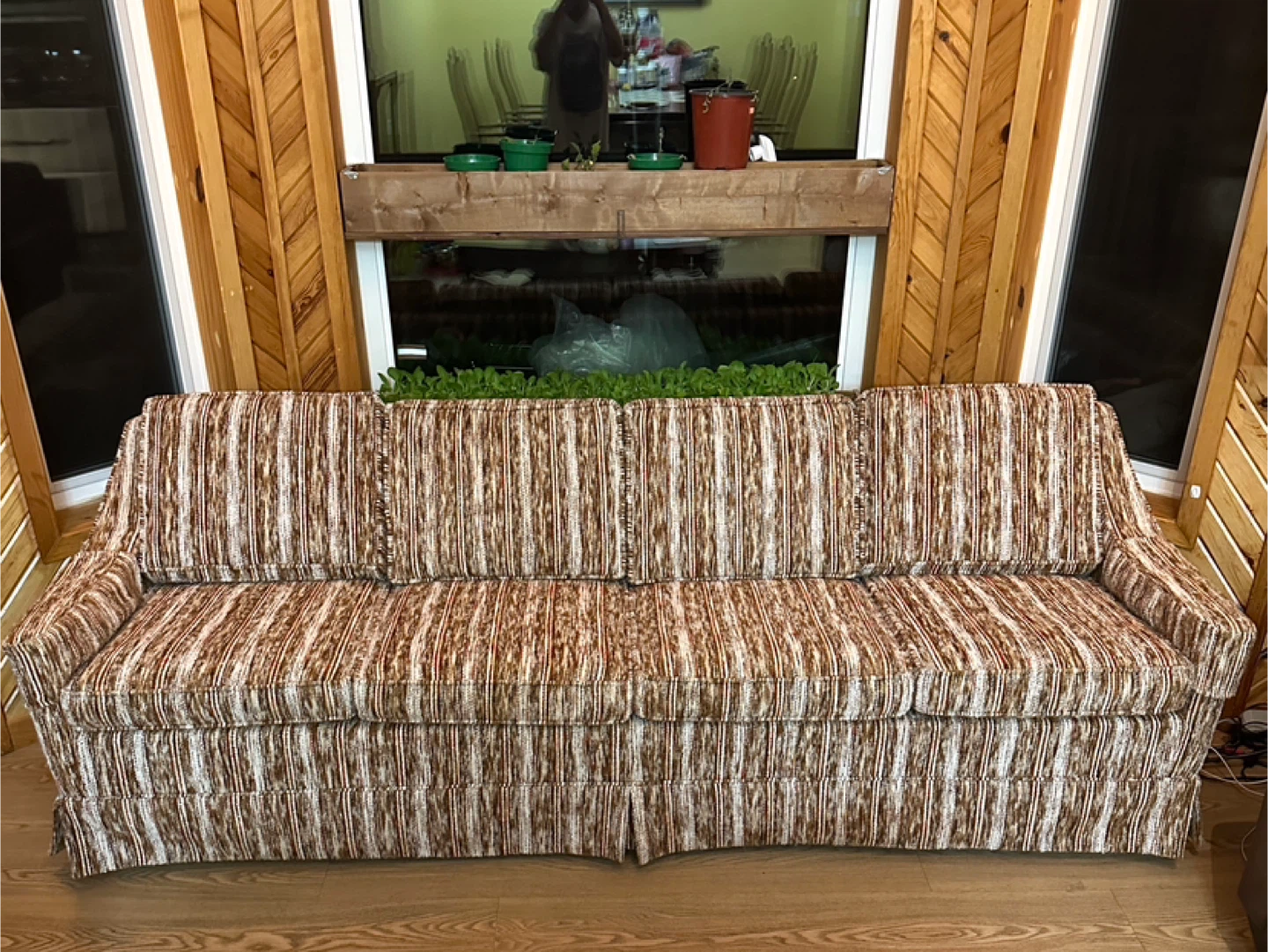 Vintage Mid-Century Modern 5-Seater Sofa (CAN DELIVER)