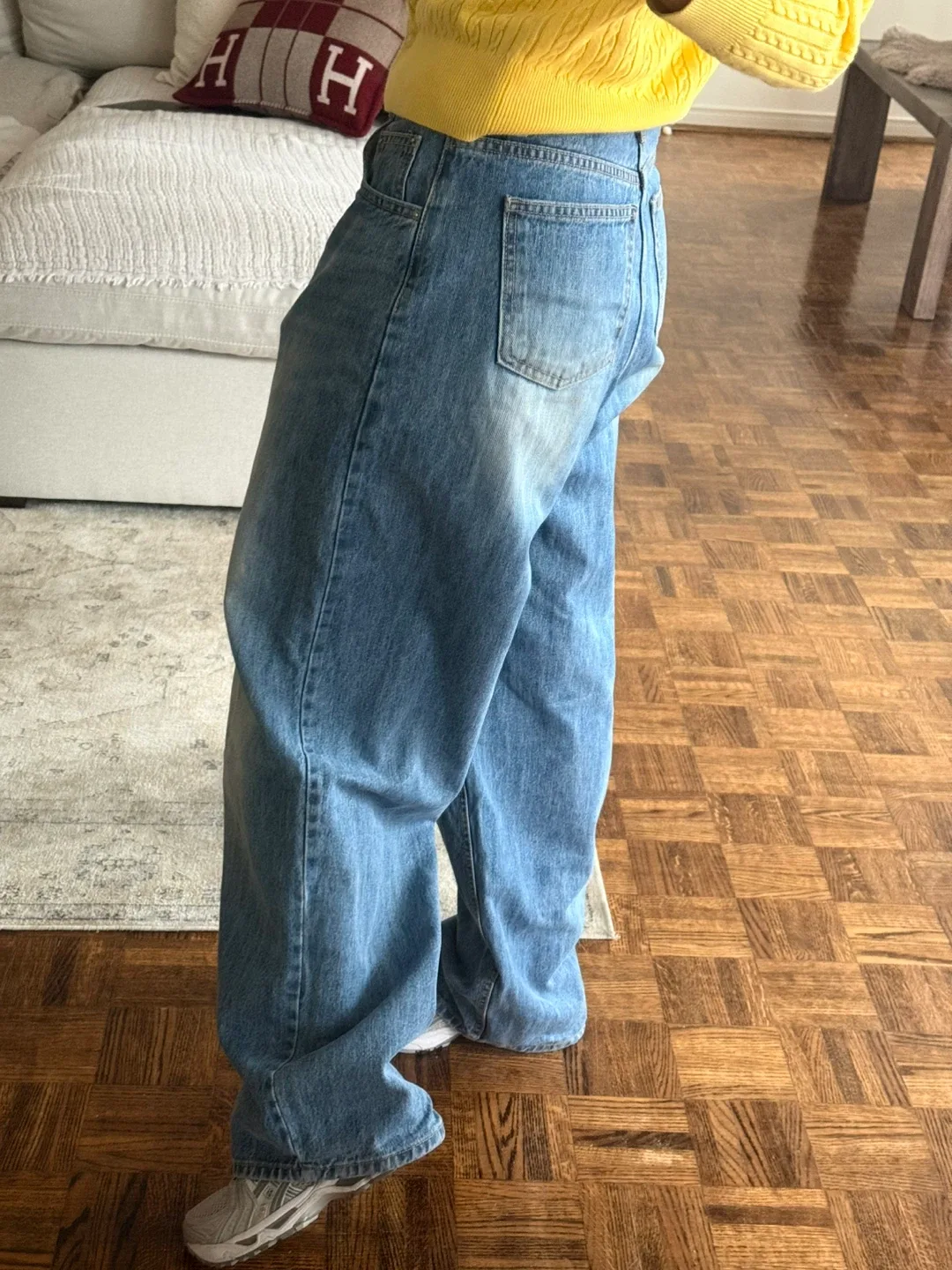 Oak + Fort baggy jeans image indicator(4)