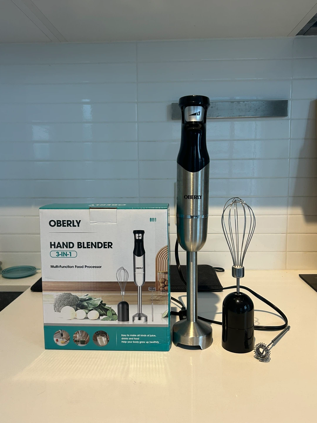 OBERLY 3-in-1 Hand Blender