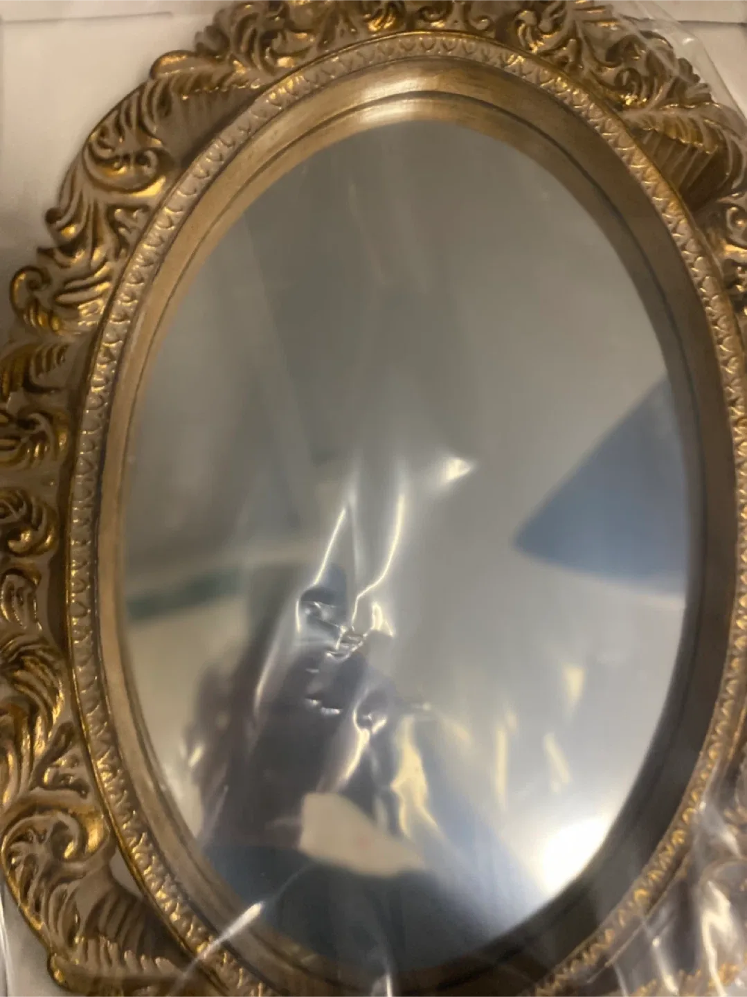 New Gold Oval Mirror thumbnail