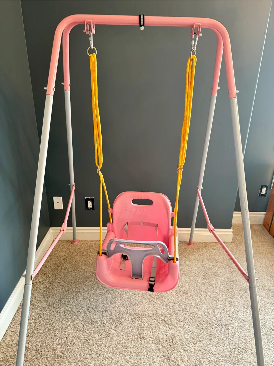 Funtlio Pink Baby Swing Set image indicator(2)