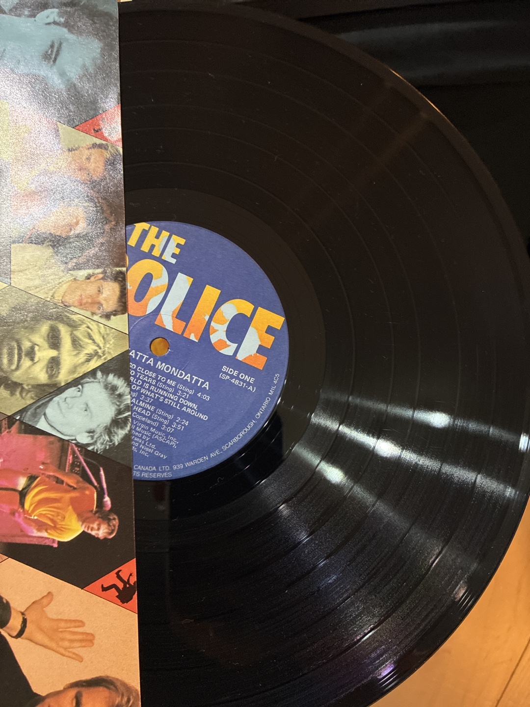 The Police - Zenyatta Mondatta Vinyl Record - photo 4