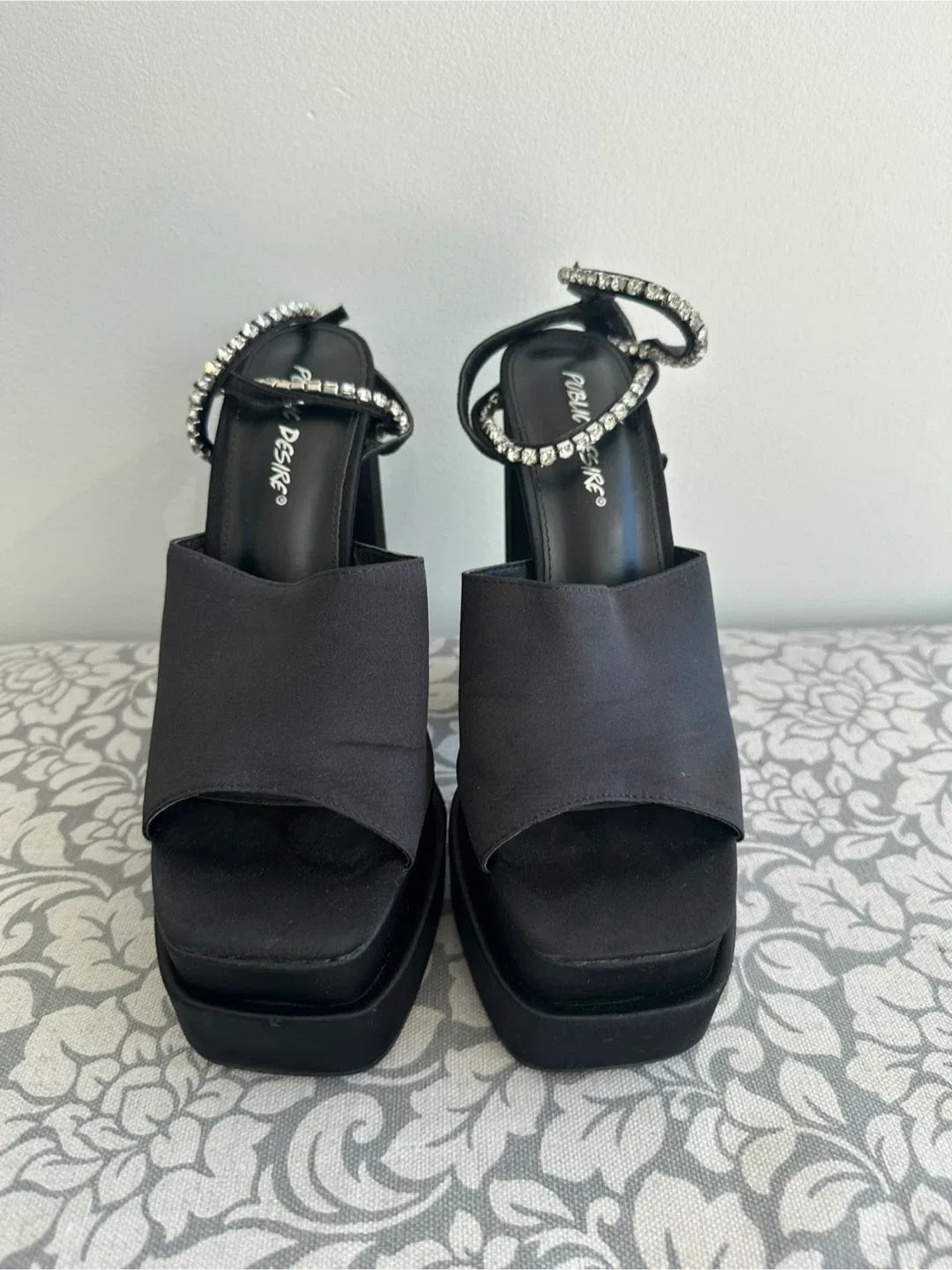 Public Desire Black Platform Heels image indicator(2)