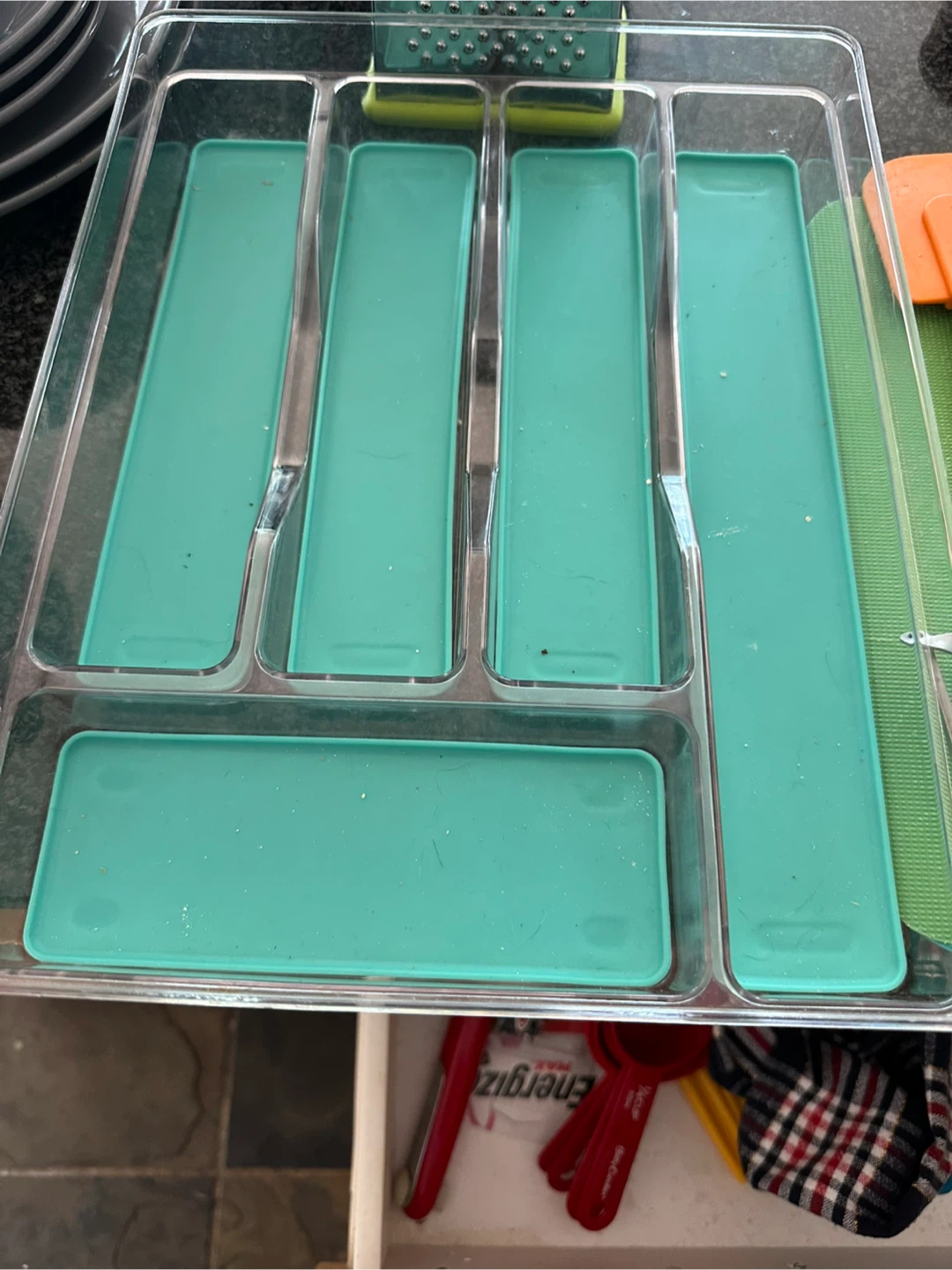 Utensil Drawer Organizer - Mint Green