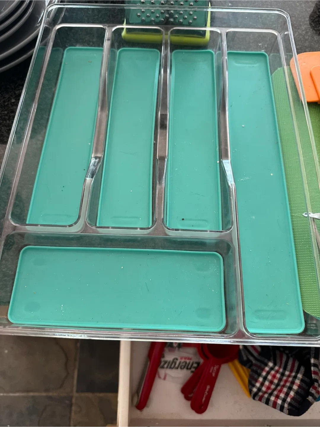 Utensil Drawer Organizer - Mint Green thumbnail