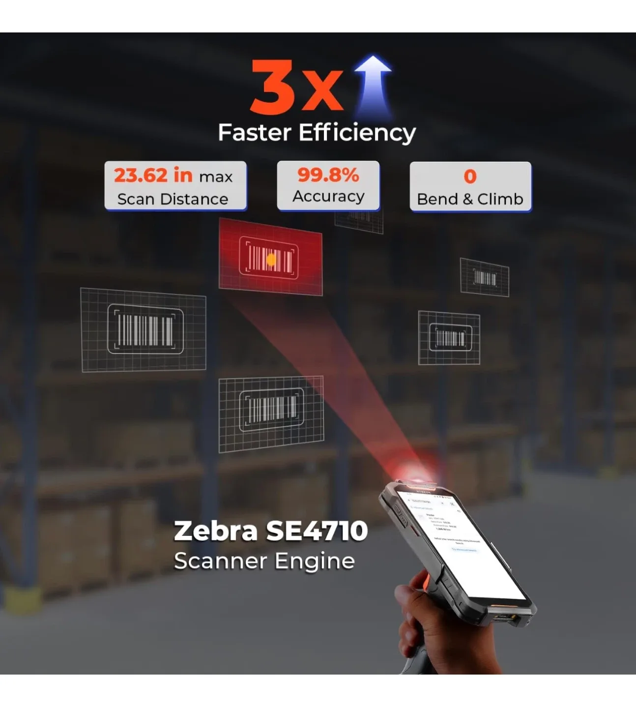New MUNBYN AceScan AS01P Barcode Scanner image indicator(4)