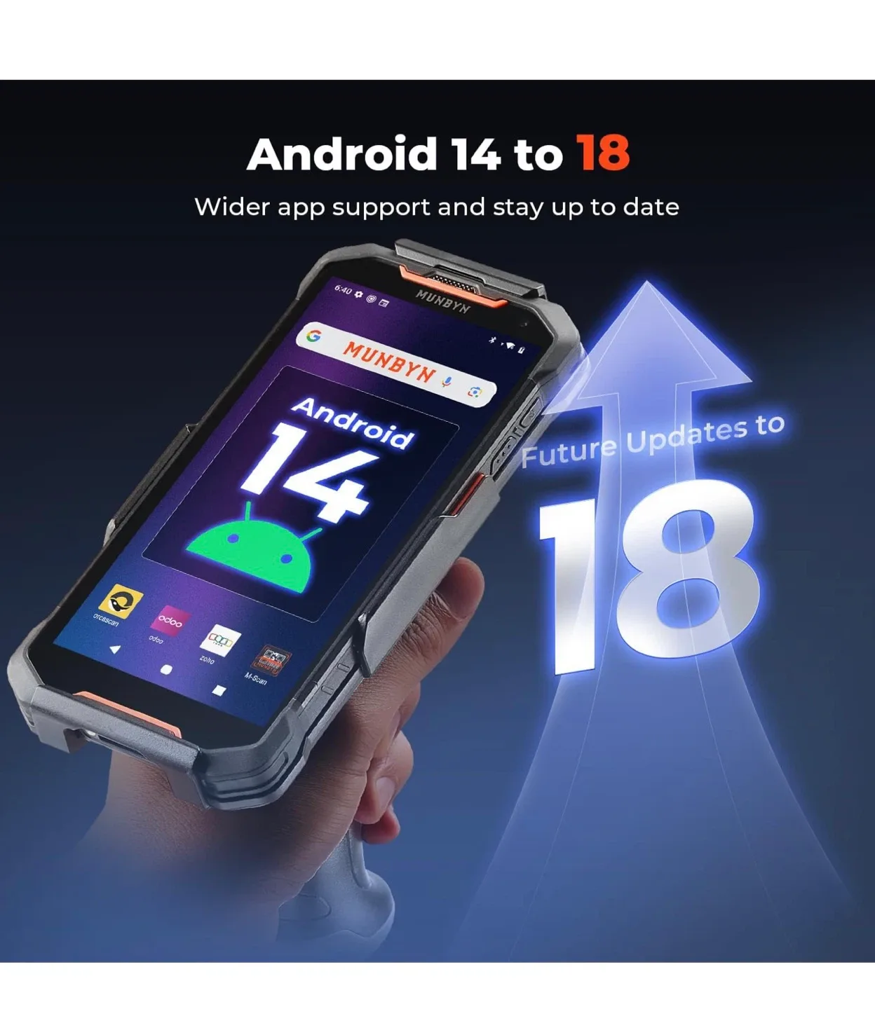 New MUNBYN AceScan AS01P Barcode Scanner image indicator(3)