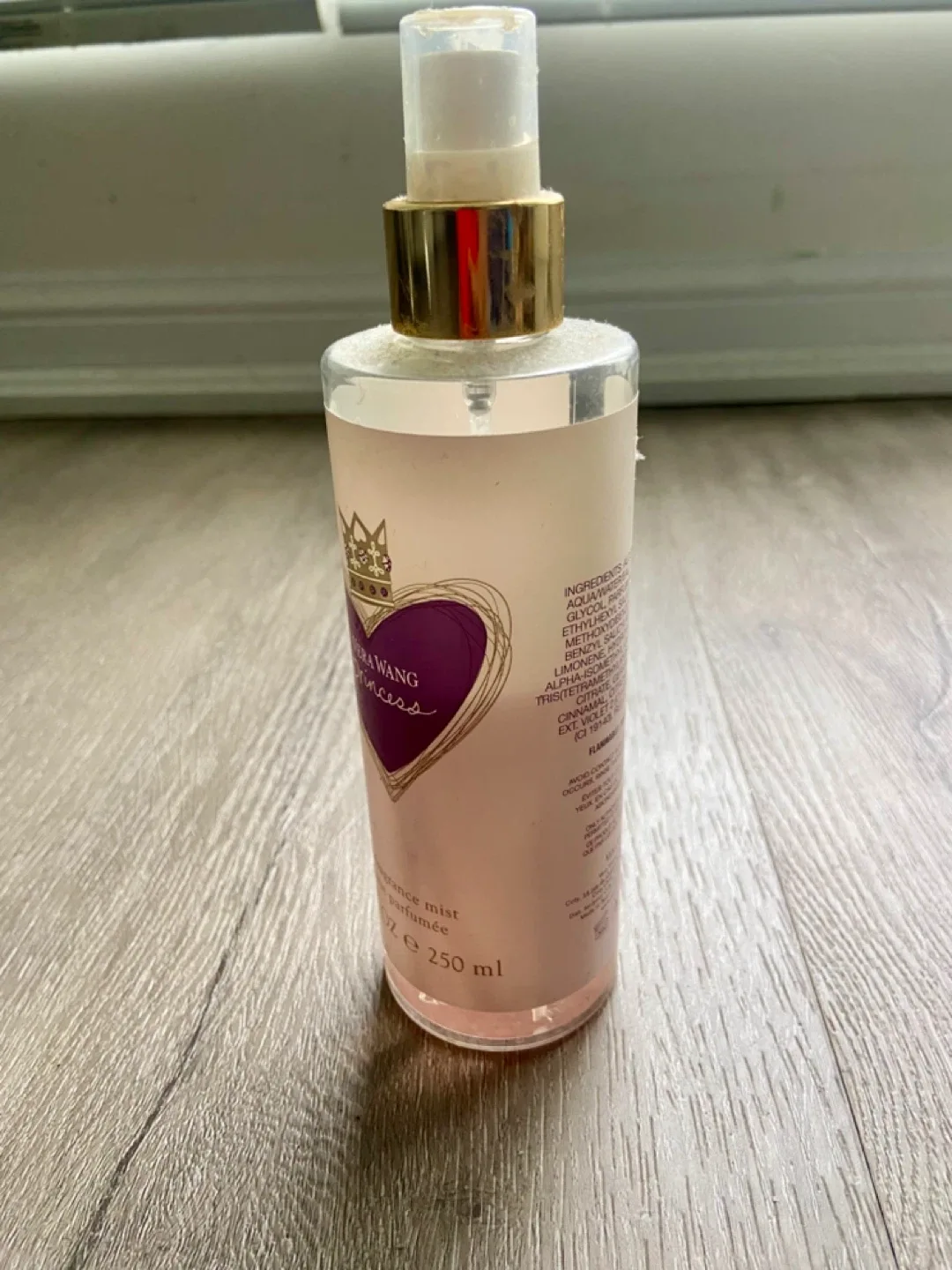 1/2 bottle Vera Wang Princess Fine Fragrance Mist 250 ml image indicator(4)