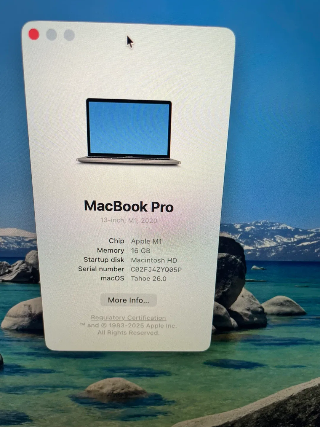 Apple MacBook Pro 13-inch M1 2020, 16GB image indicator(5)